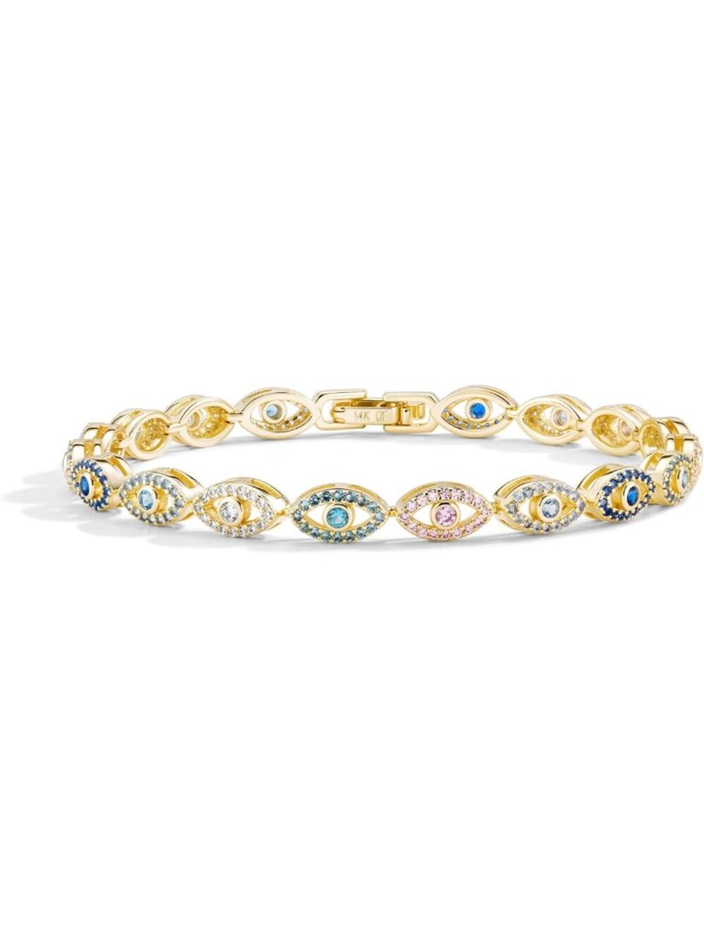 14k Gold Filled Evil Eye Protection Bracelet - Stylish & Trendy Jewelry